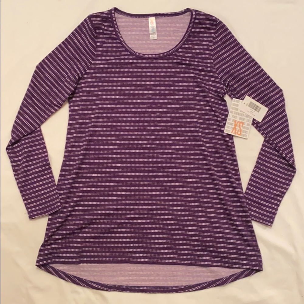 LuLaRoe Lynnae Purple Sz X-small